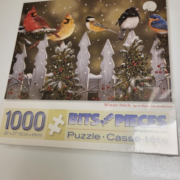 NIB 1000 Piece Winter Perch Puzzle - Picture 2 of 3